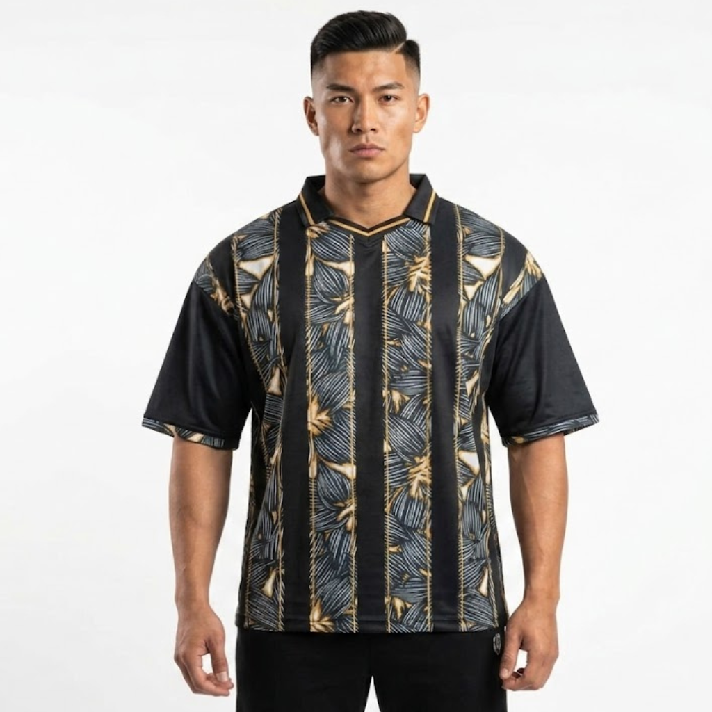 Men’s Oversized Floral Printed T-Shirt