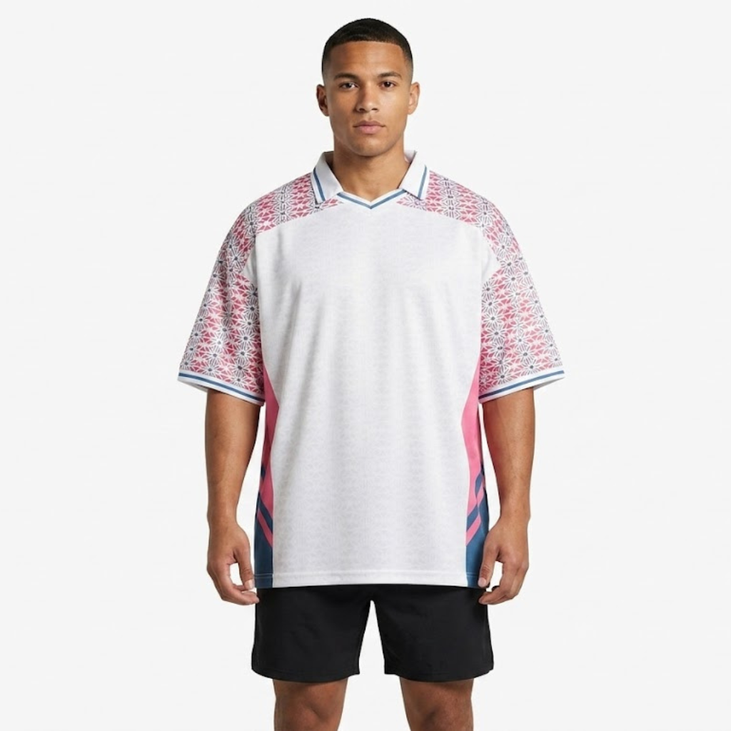 Men’s Oversized Shoulder Printed T-Shirt